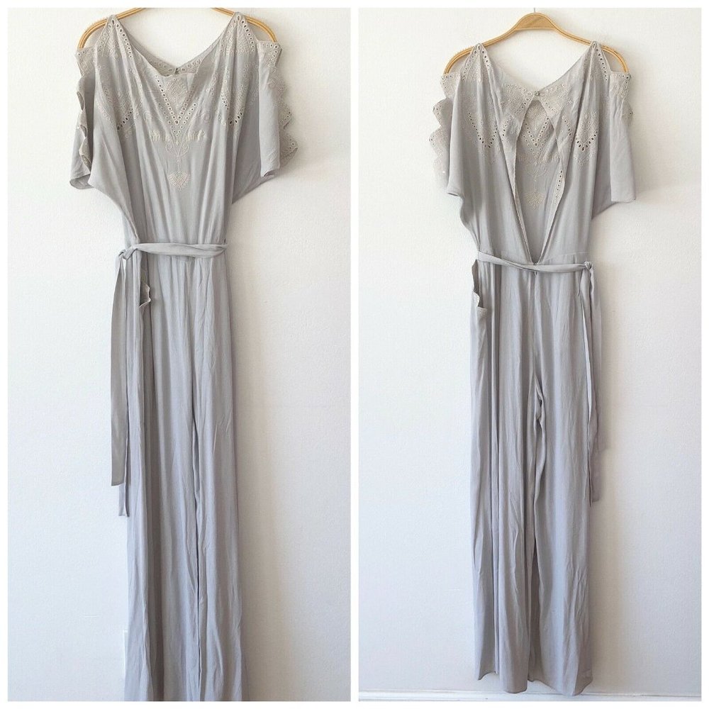 Anthropologie Elevenses Acacia Jumpsuit Size 4